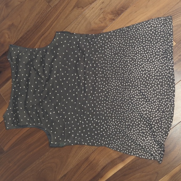 Deletta Anthropologie Womens Silk Green Polka Dot Scoop Embroidered Tank Top XS - Picture 4 of 7